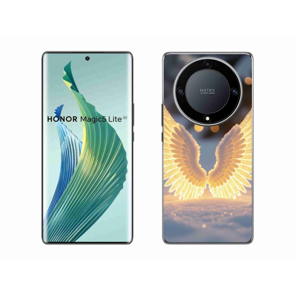 Gelový kryt mmCase na Honor Magic 5 Lite 5G - křídla