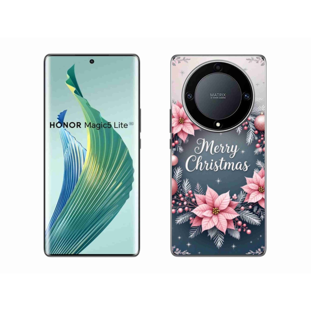 Gelový kryt mmCase na Honor Magic 5 Lite 5G - merry christmas