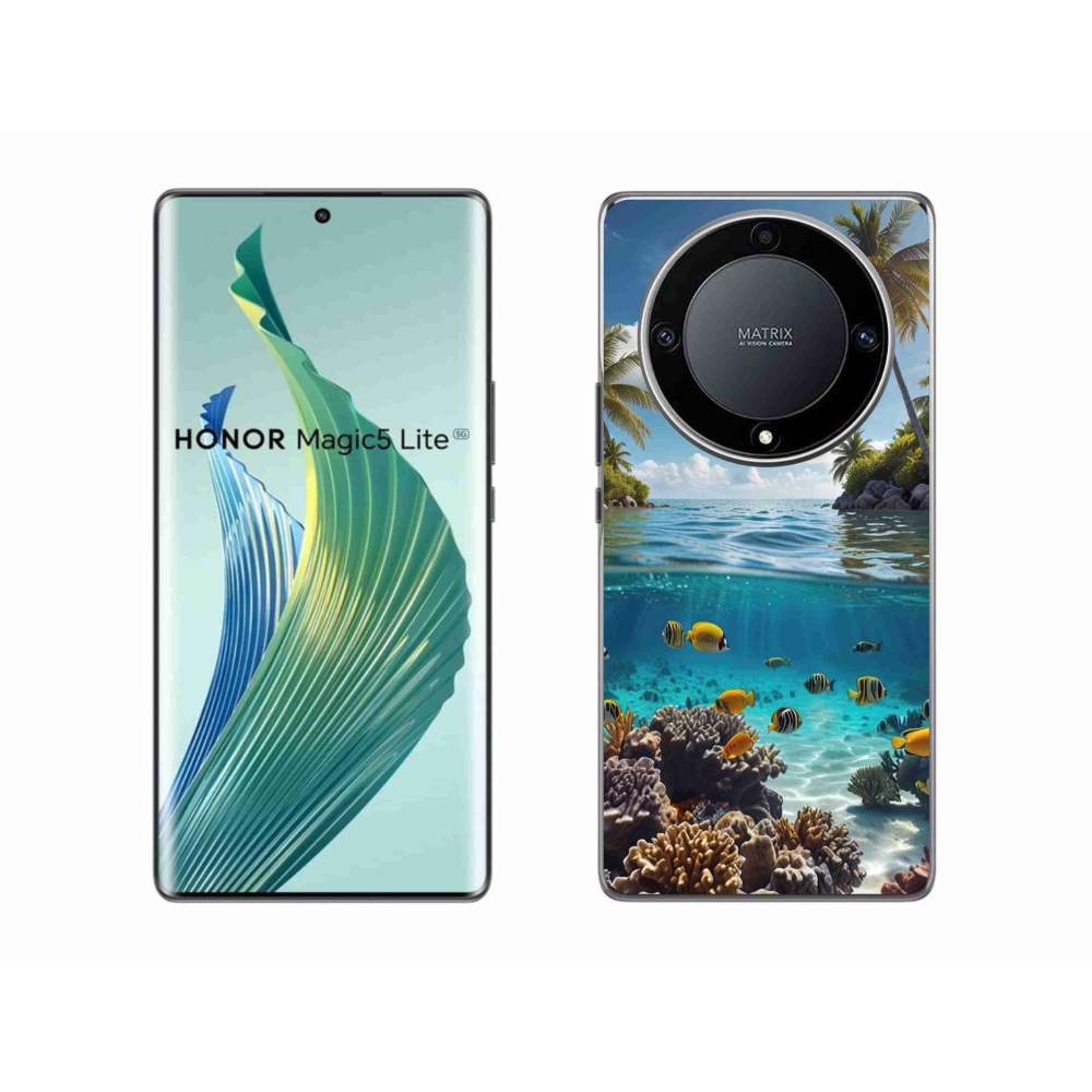 Gelový kryt mmCase na Honor Magic 5 Lite 5G - mořský svět 4