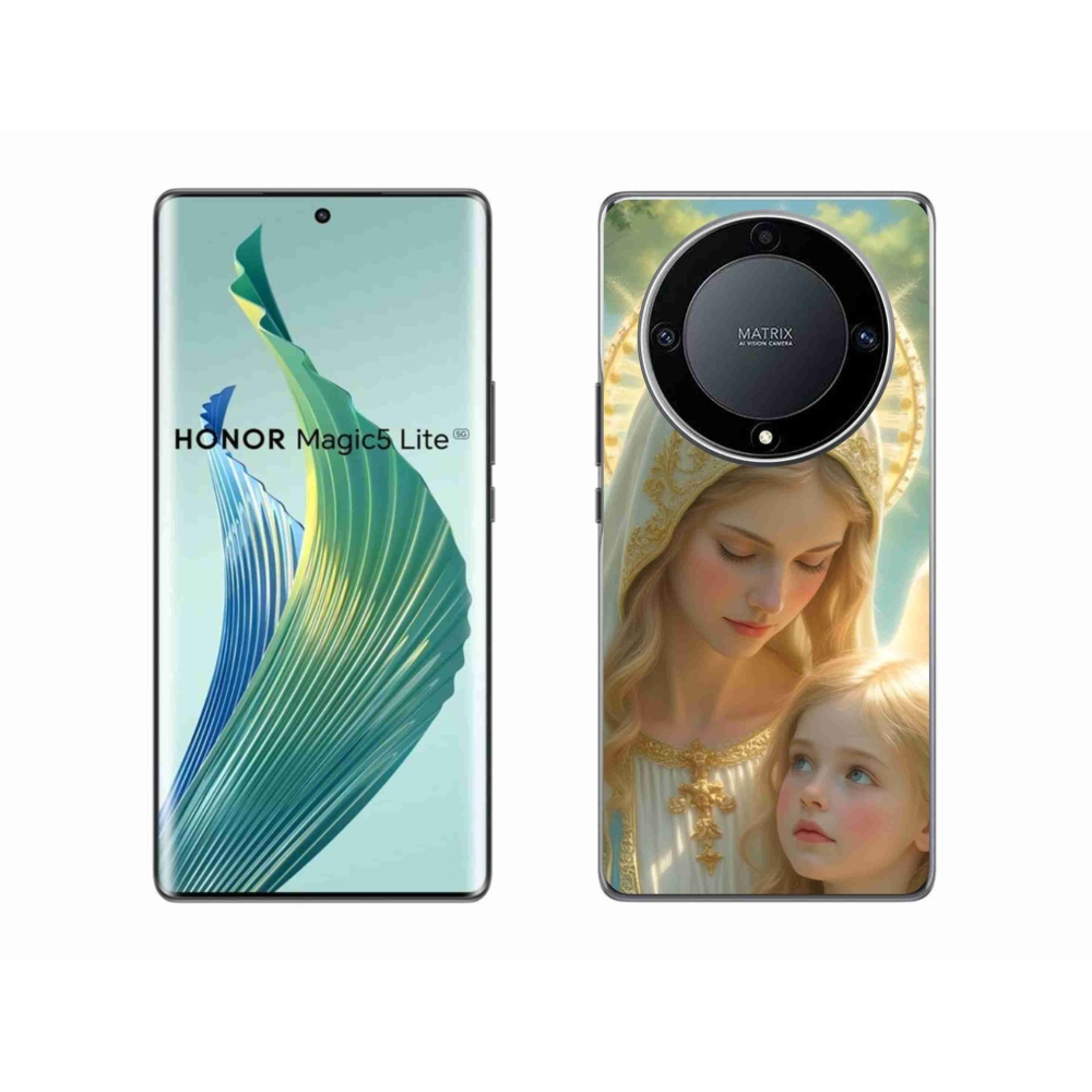 Gelový kryt mmCase na Honor Magic 5 Lite 5G - náboženský motiv 2