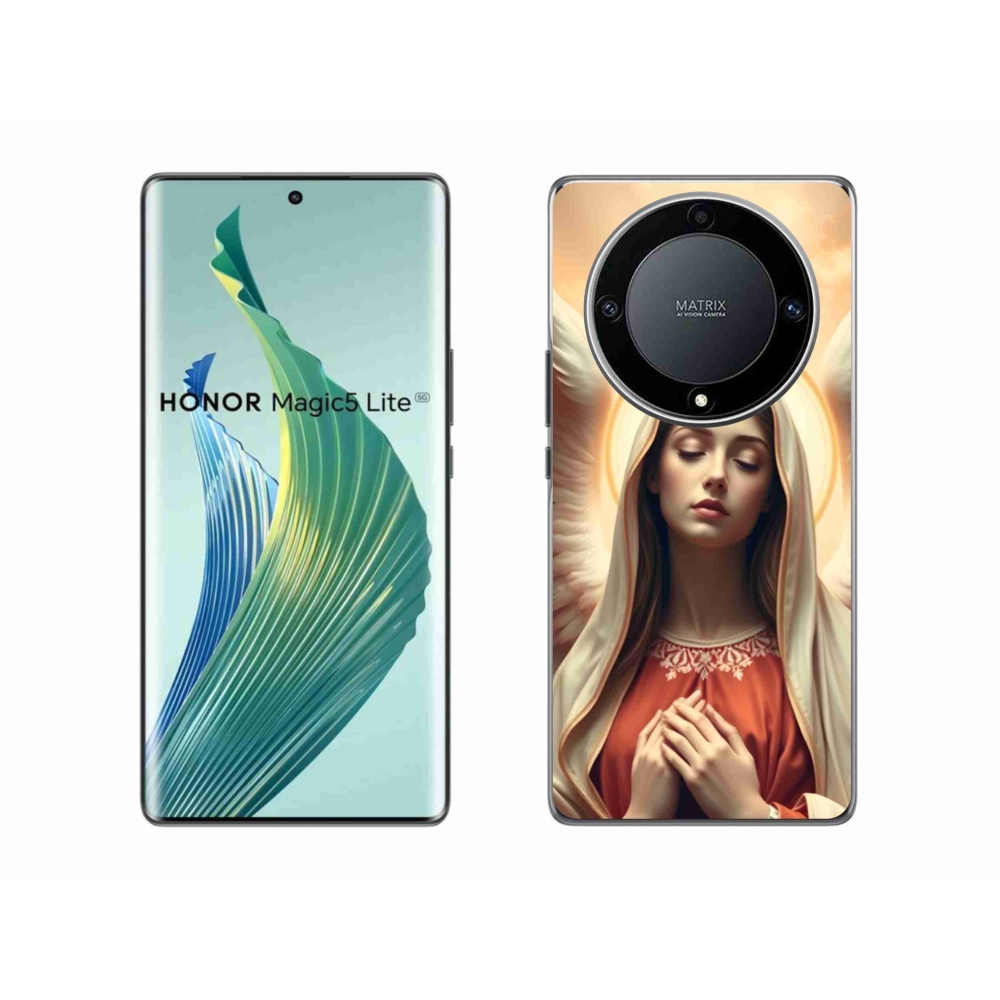 Gelový kryt mmCase na Honor Magic 5 Lite 5G - náboženský motiv