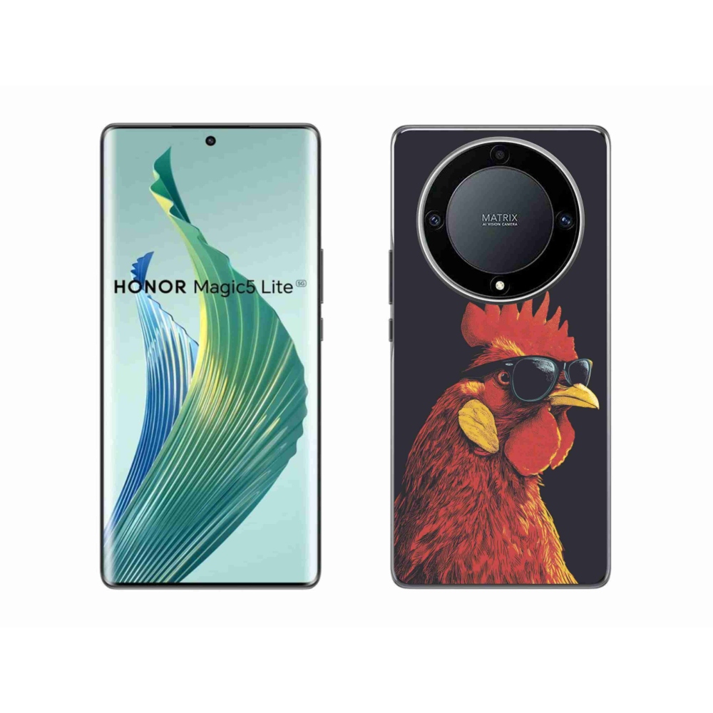 Gelový kryt mmCase na Honor Magic 5 Lite 5G - stylový kohout