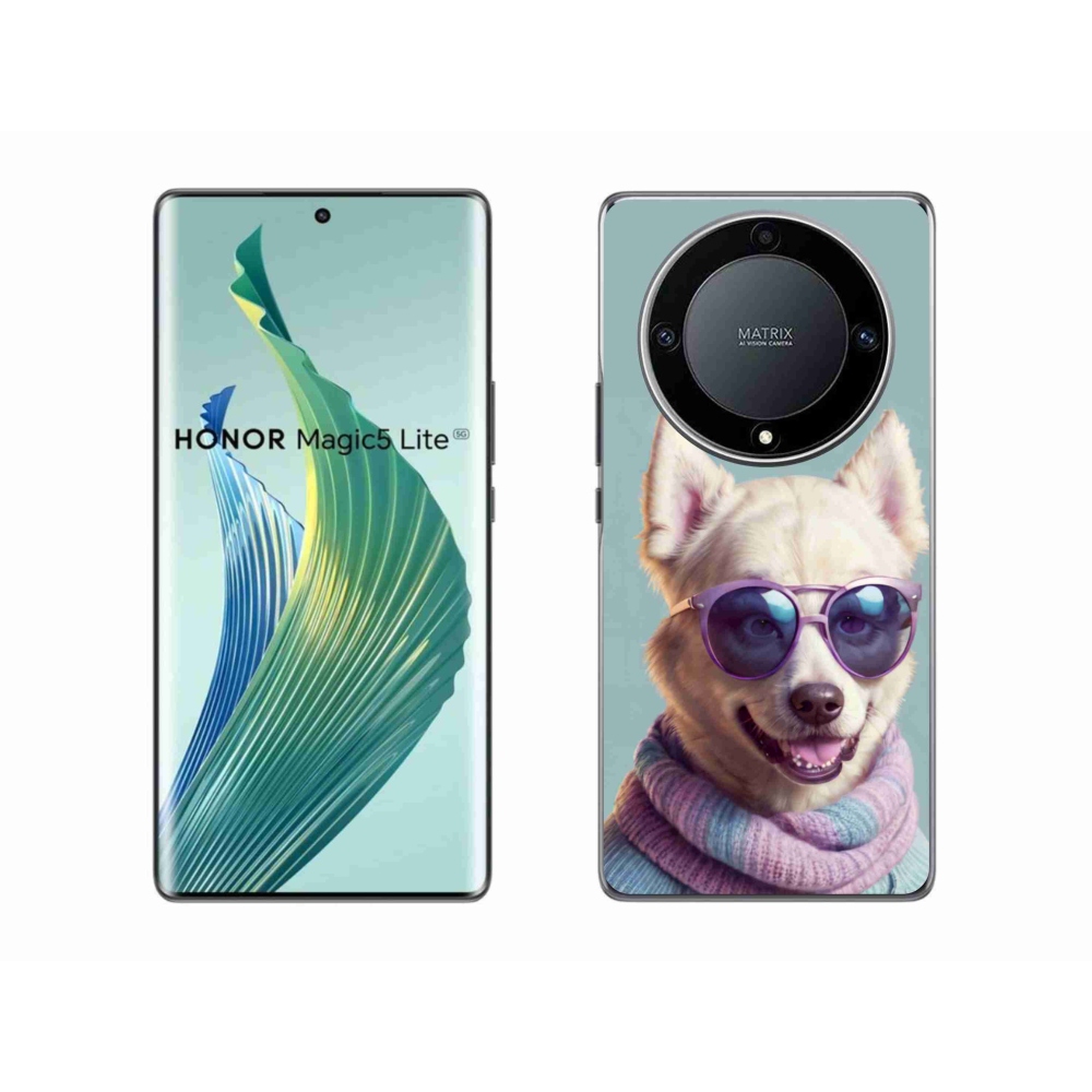 Gelový kryt mmCase na Honor Magic 5 Lite 5G - stylový německý špic