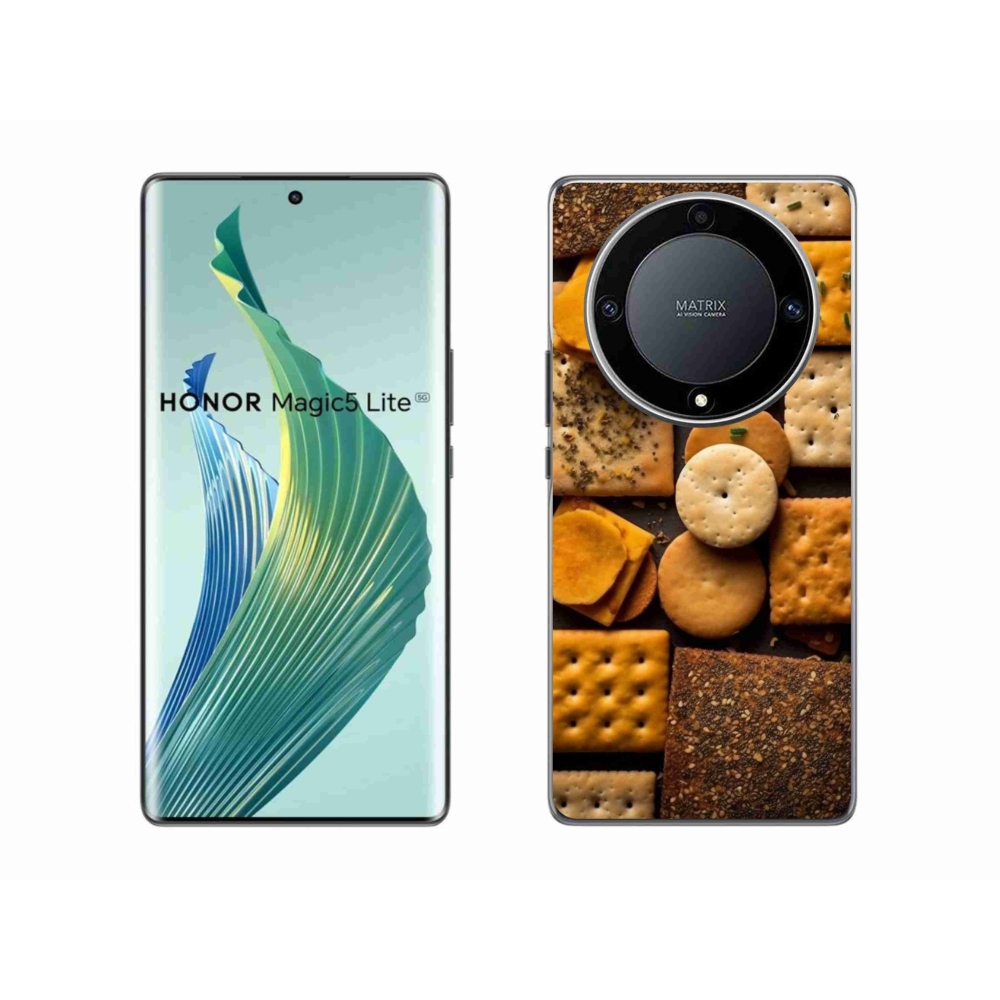 Gelový kryt mmCase na Honor Magic 5 Lite 5G - sušenky