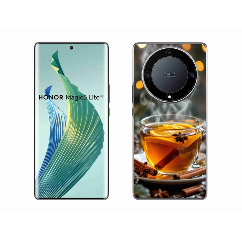 Gelový kryt mmCase na Honor Magic 5 Lite 5G - vánoční punč