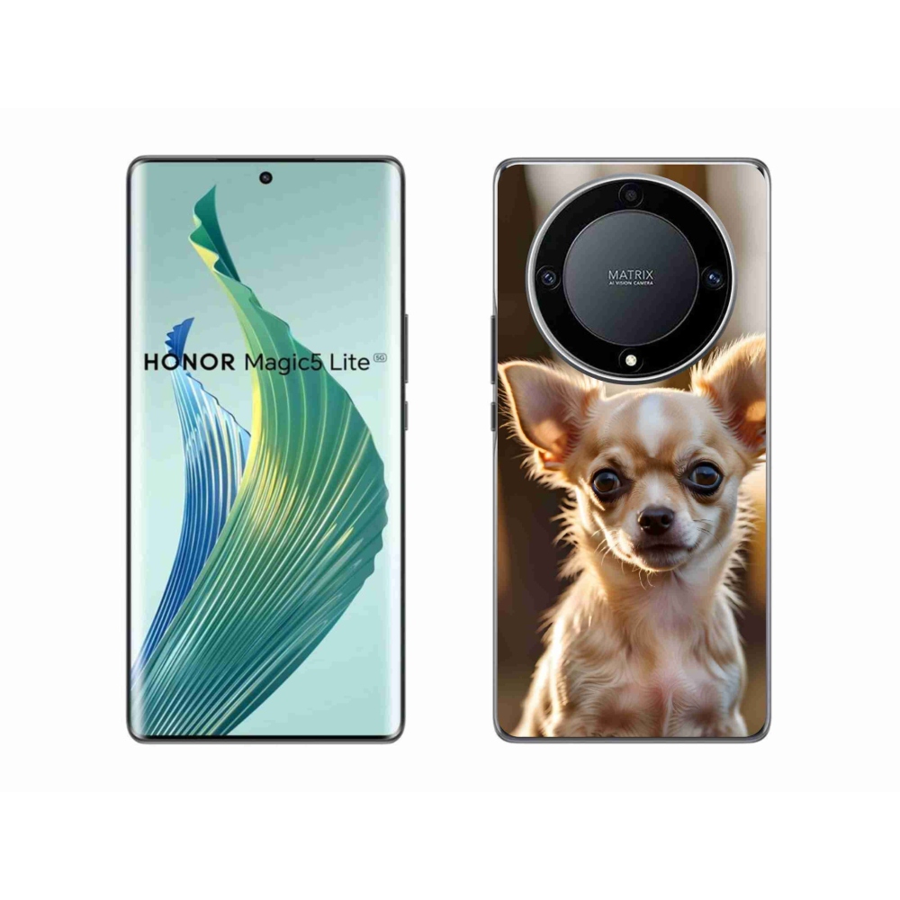 Gelový kryt mmCase na Honor Magic 5 Lite - čivava 6