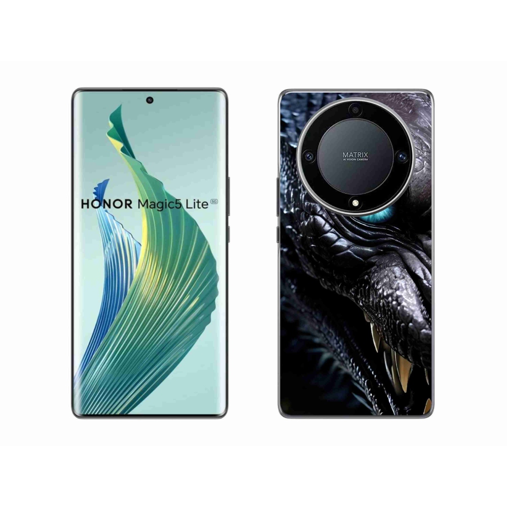 Gelový kryt mmCase na Honor Magic 5 Lite - dračí pohled