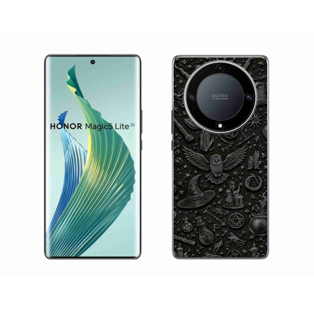 Gelový kryt mmCase na Honor Magic 5 Lite - tmavý magický svět
