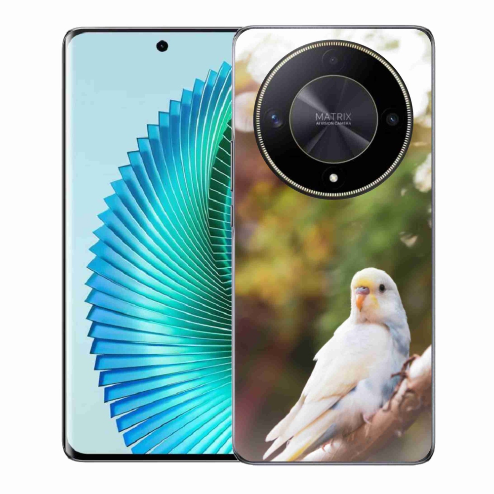 Gelový kryt mmCase na Honor Magic 6 Lite 5G - andulka bílá