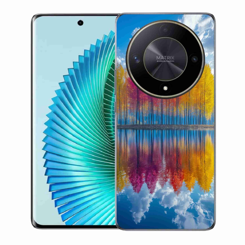 Gelový kryt mmCase na Honor Magic 6 Lite 5G - barevné stromy