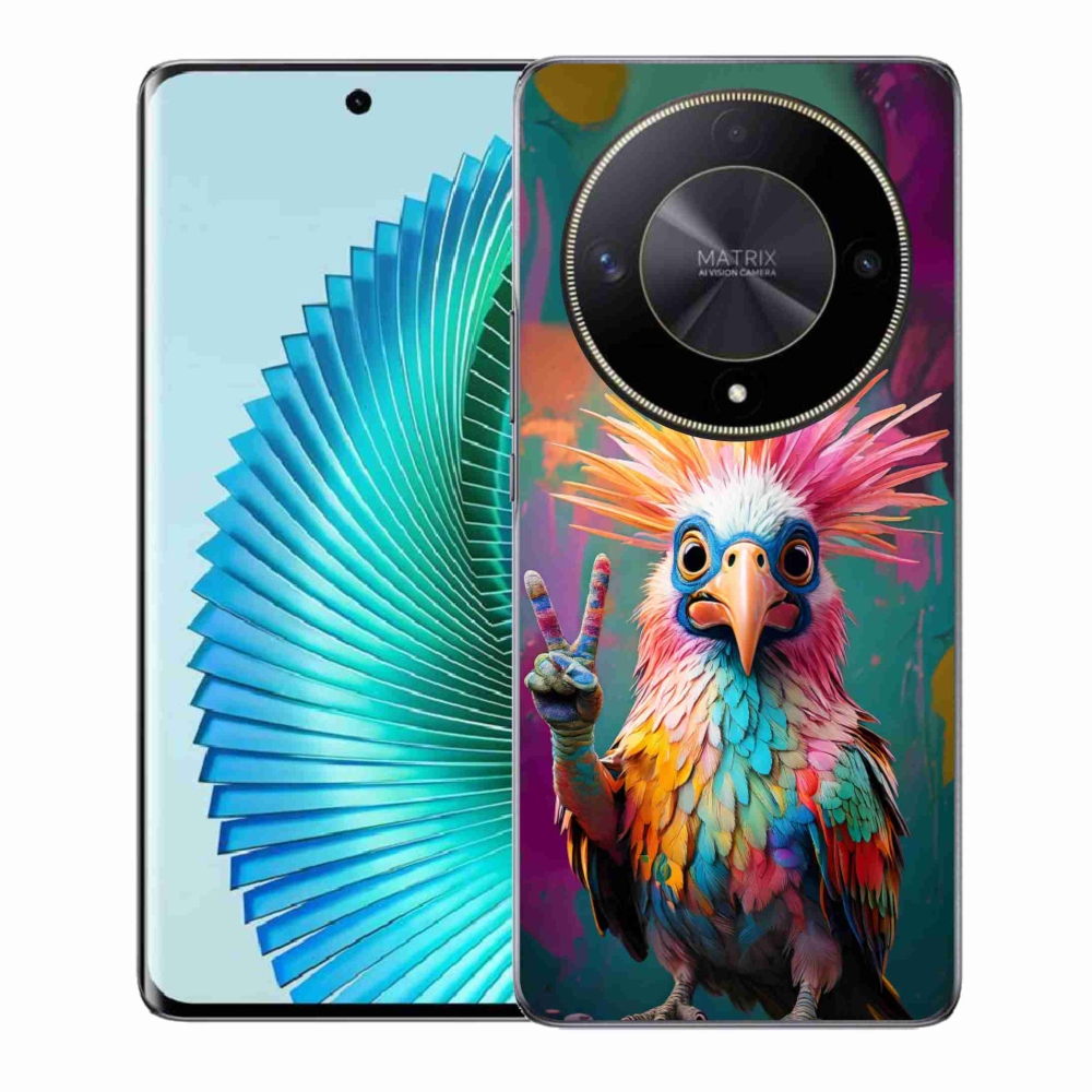 Gelový kryt mmCase na Honor Magic 6 Lite 5G - barevný rebel