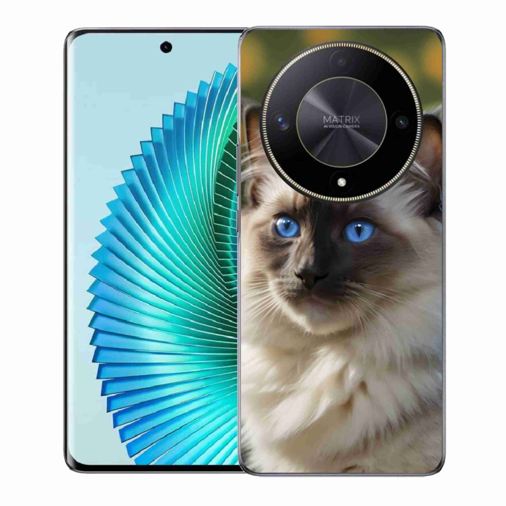 Gelový kryt mmCase na Honor Magic 6 Lite 5G - bílý ragdoll
