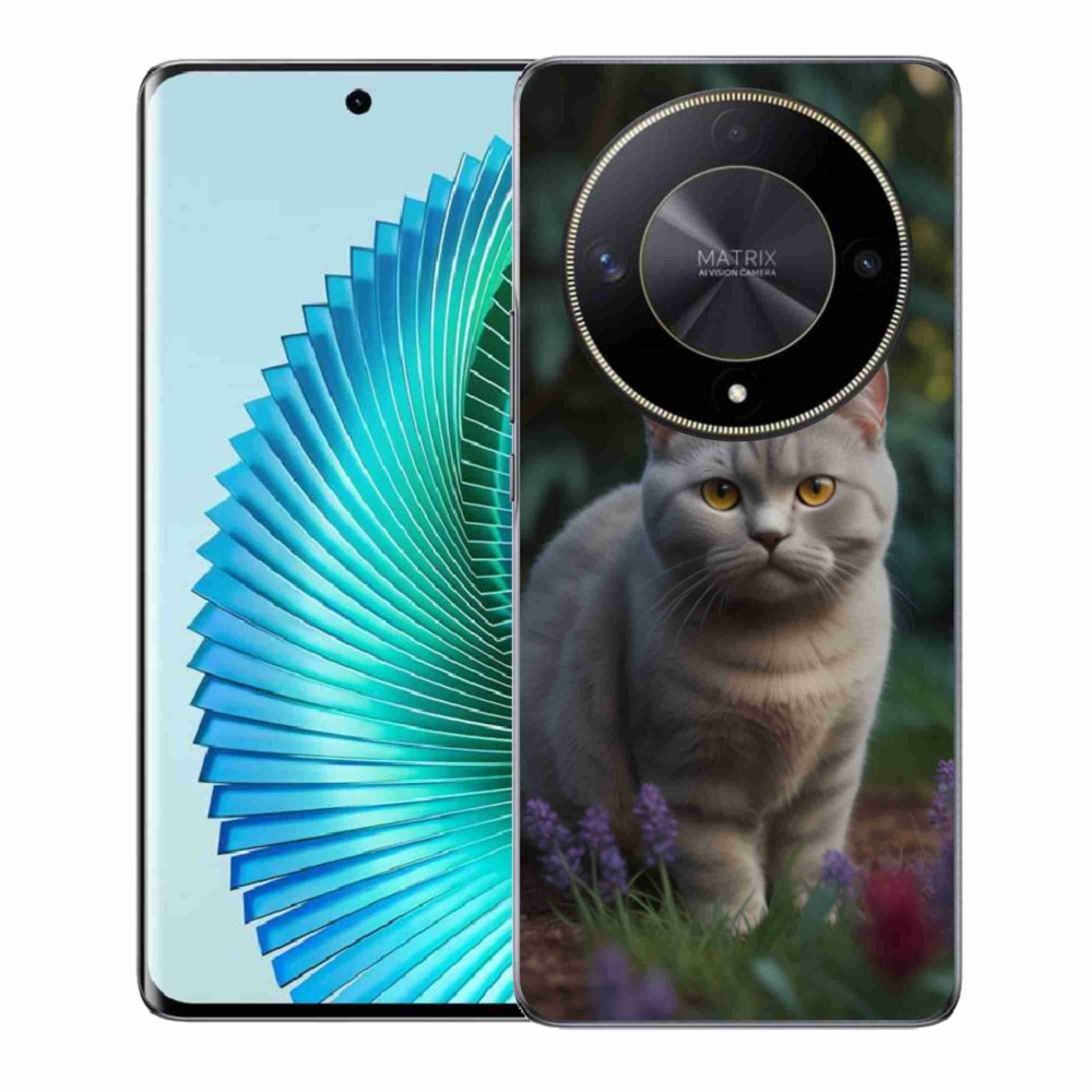 Gelový kryt mmCase na Honor Magic 6 Lite 5G - britská kočka