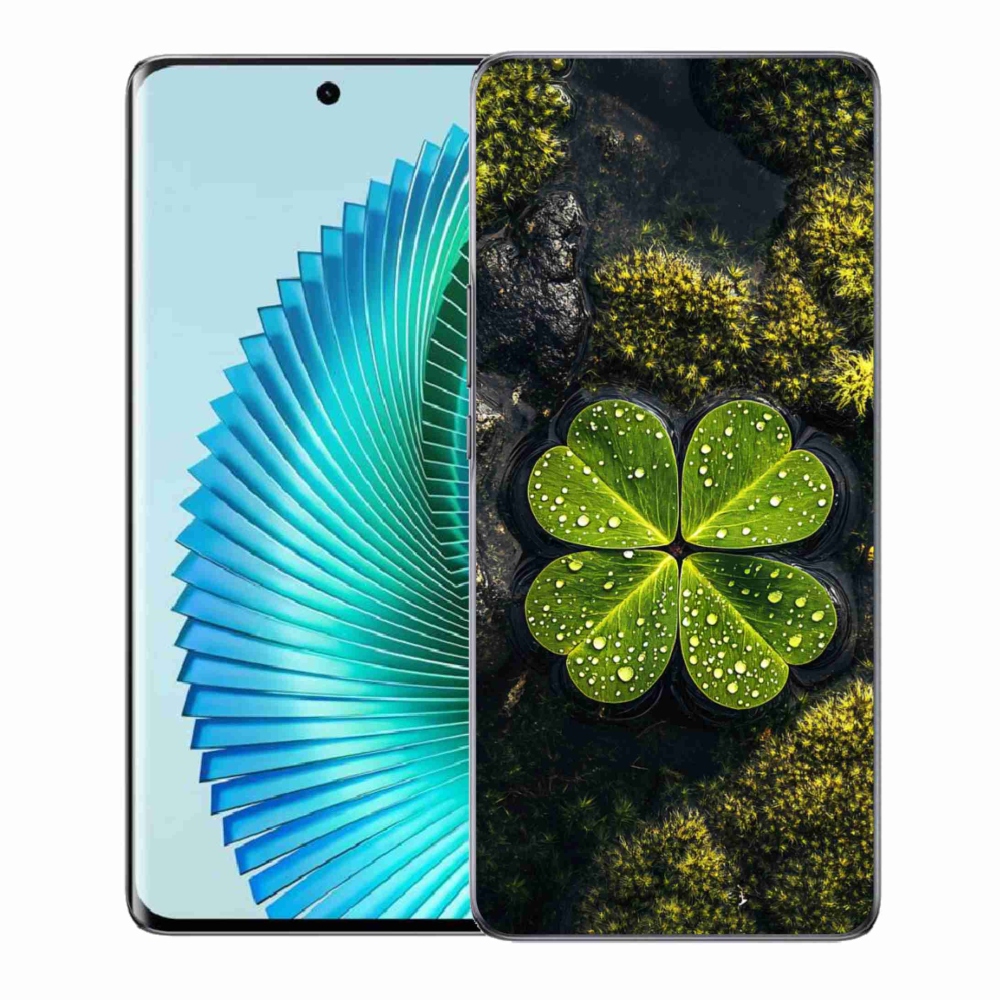 Gelový kryt mmCase na Honor Magic 6 Lite 5G - čtyřlístek