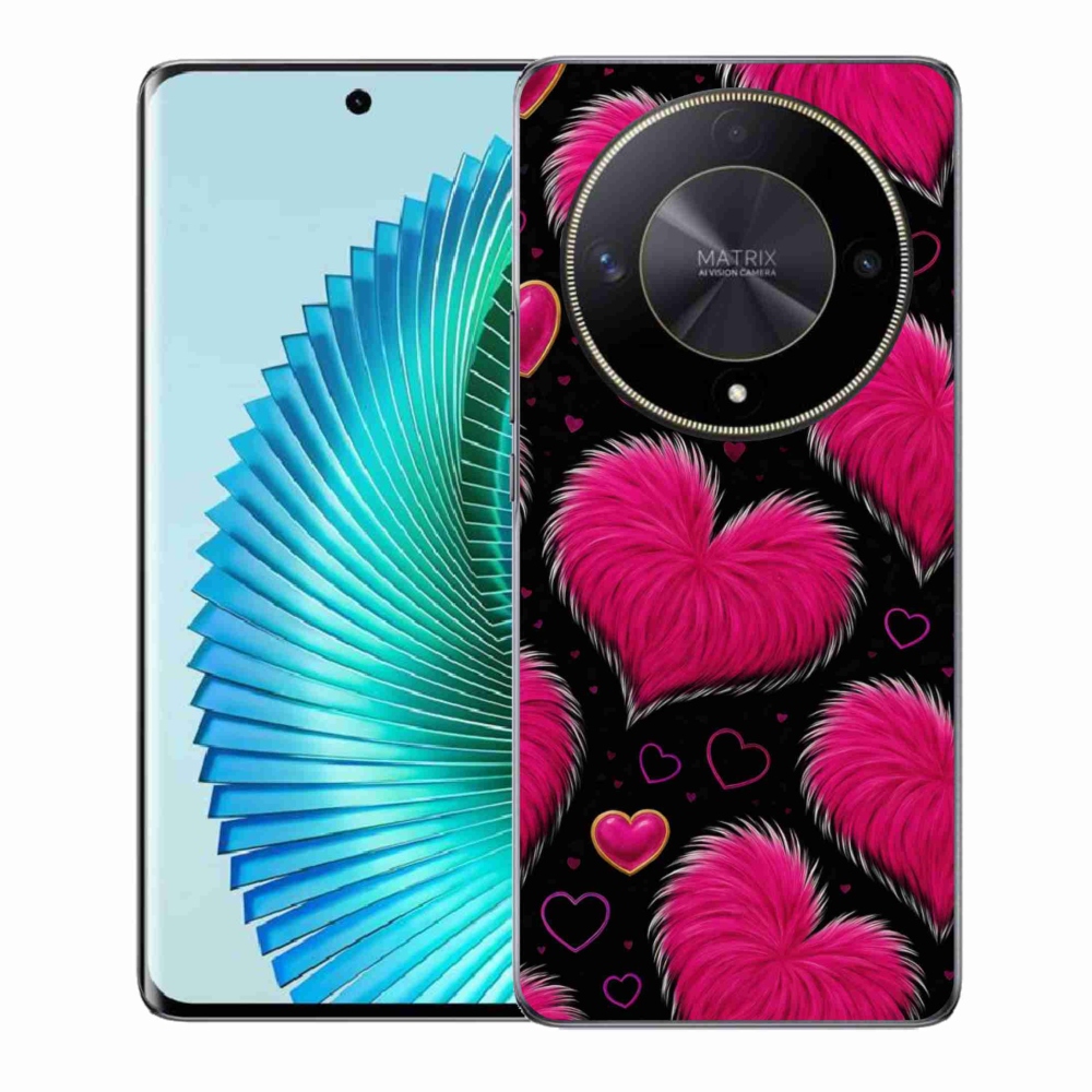 Gelový kryt mmCase na Honor Magic 6 Lite 5G - hebká srdce
