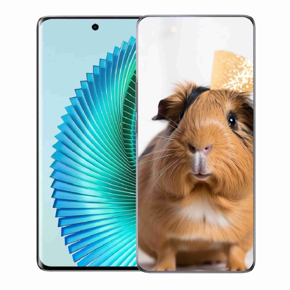Gelový kryt mmCase na Honor Magic 6 Lite 5G - hnědé morče