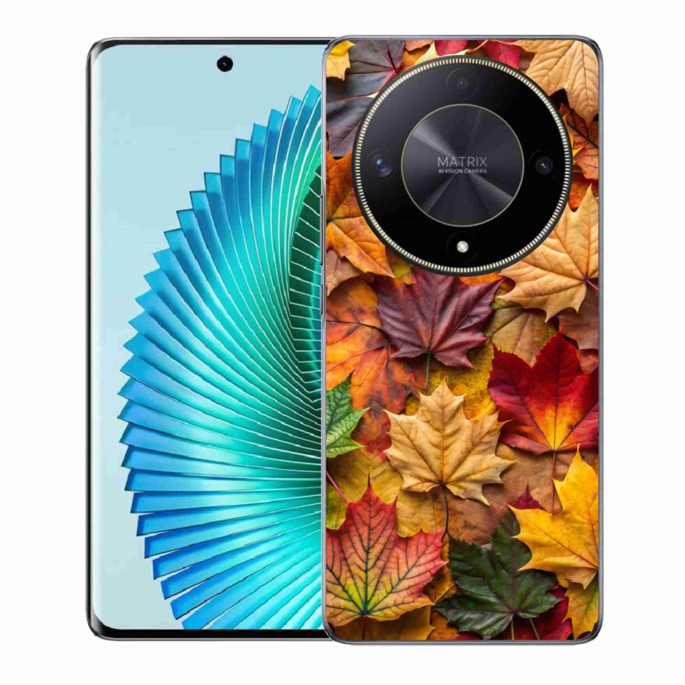 Gelový kryt mmCase na Honor Magic 6 Lite 5G - javorové listy 2