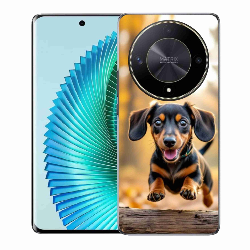 Gelový kryt mmCase na Honor Magic 6 Lite 5G - jezevčík 2