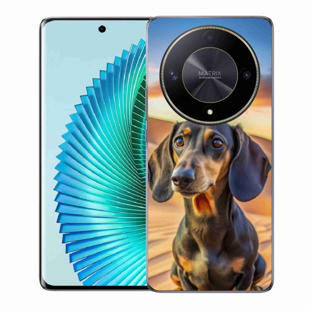 Gelový kryt mmCase na Honor Magic 6 Lite 5G - jezevčík 3 