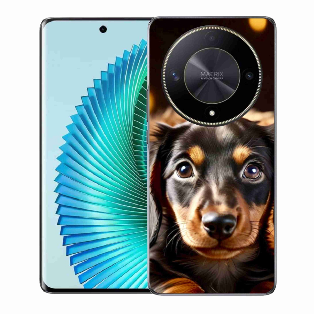 Gelový kryt mmCase na Honor Magic 6 Lite 5G - jezevčík