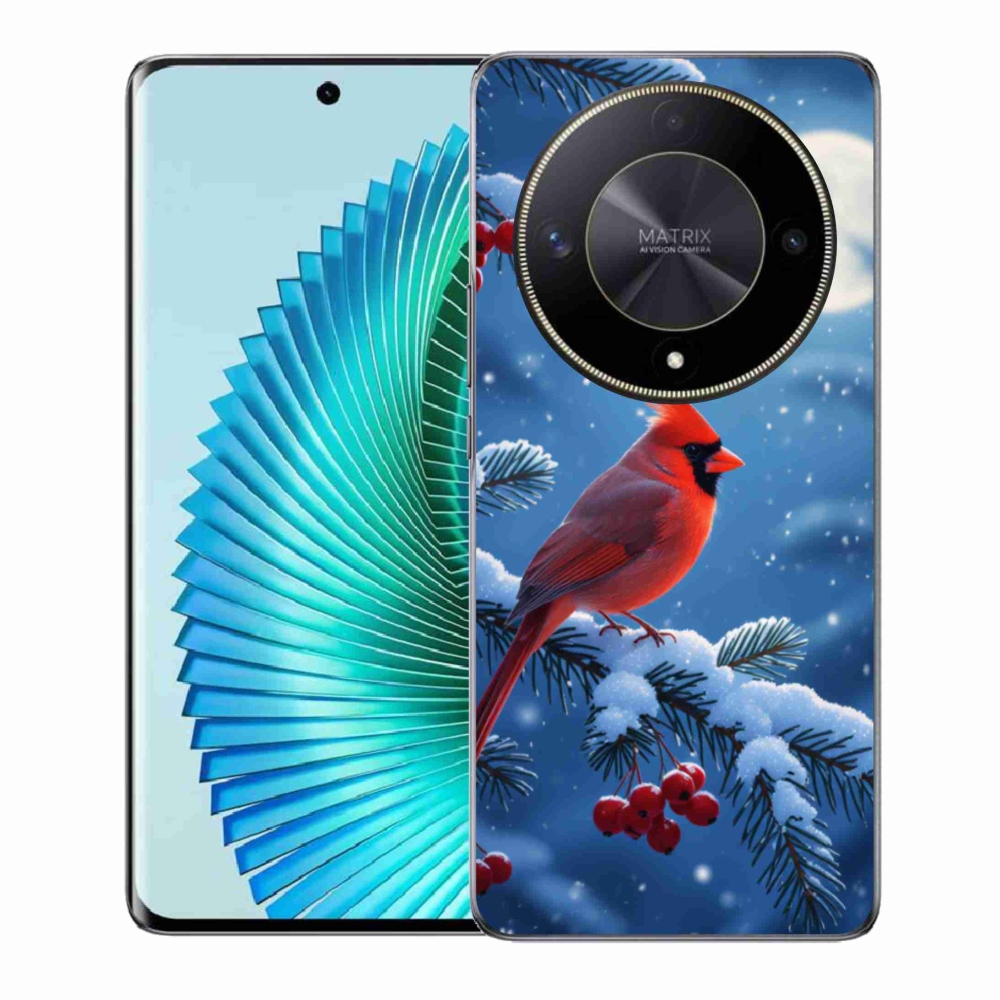 Gelový kryt mmCase na Honor Magic 6 Lite 5G - kardinál červený