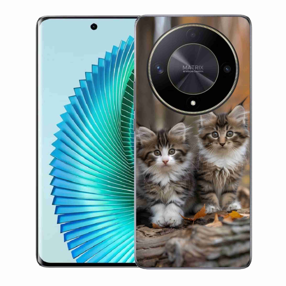 Gelový kryt mmCase na Honor Magic 6 Lite 5G - kočičí duo 3