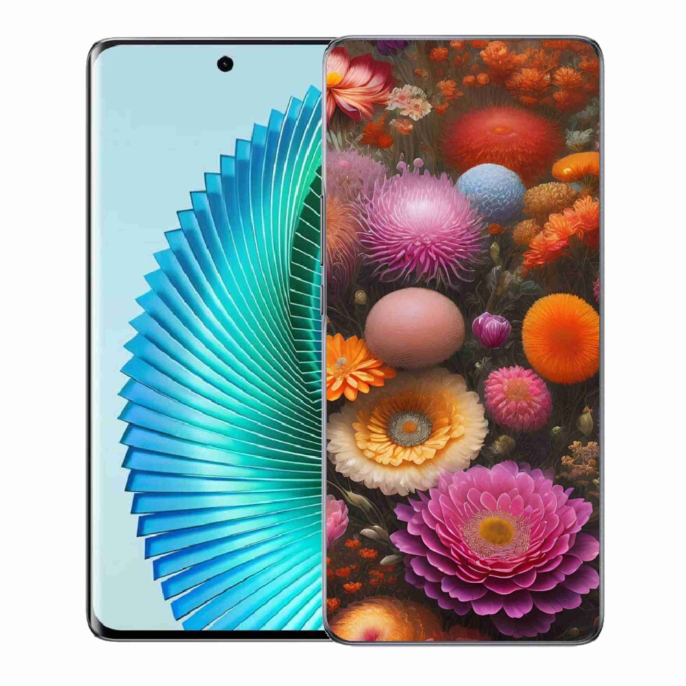 Gelový kryt mmCase na Honor Magic 6 Lite 5G - květinová kompozice