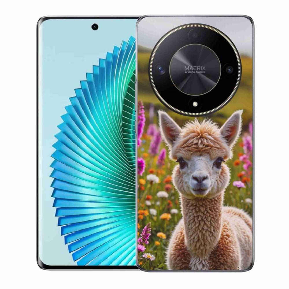 Gelový kryt mmCase na Honor Magic 6 Lite 5G - lama na louce