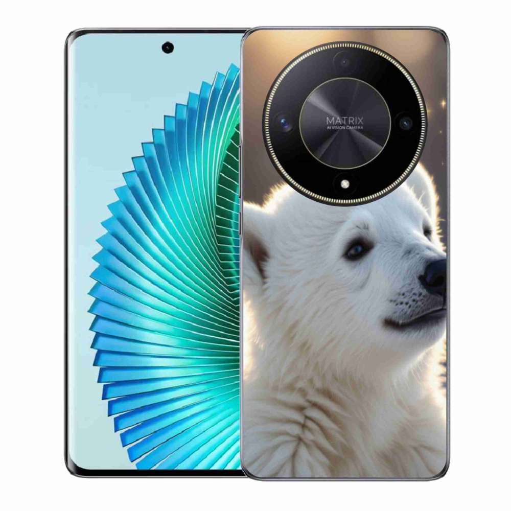 Gelový kryt mmCase na Honor Magic 6 Lite 5G - lední medvěd