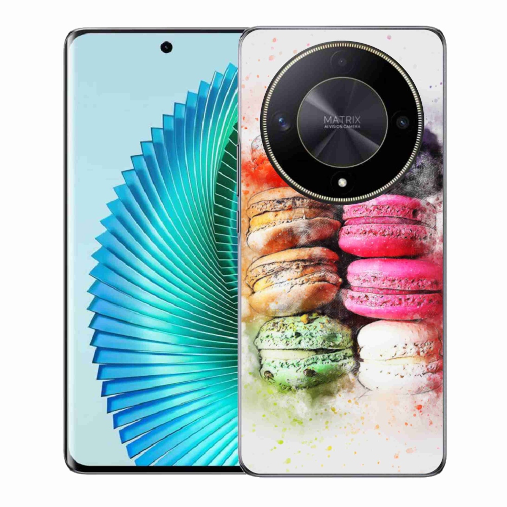 Gelový kryt mmCase na Honor Magic 6 Lite 5G - makrónky