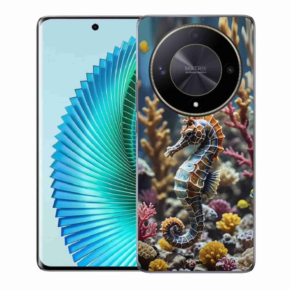 Gelový kryt mmCase na Honor Magic 6 Lite 5G - mořský koník 2