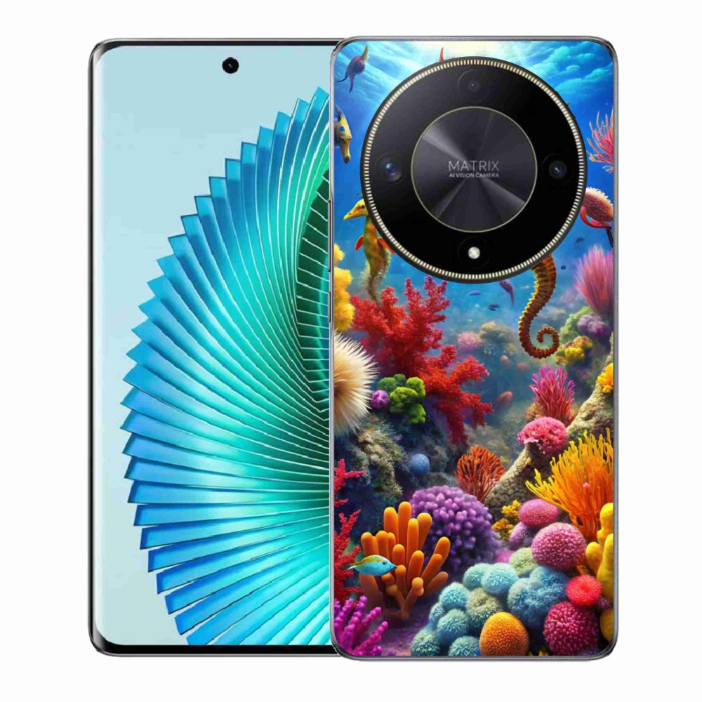 Gelový kryt mmCase na Honor Magic 6 Lite 5G - mořský svět 3
