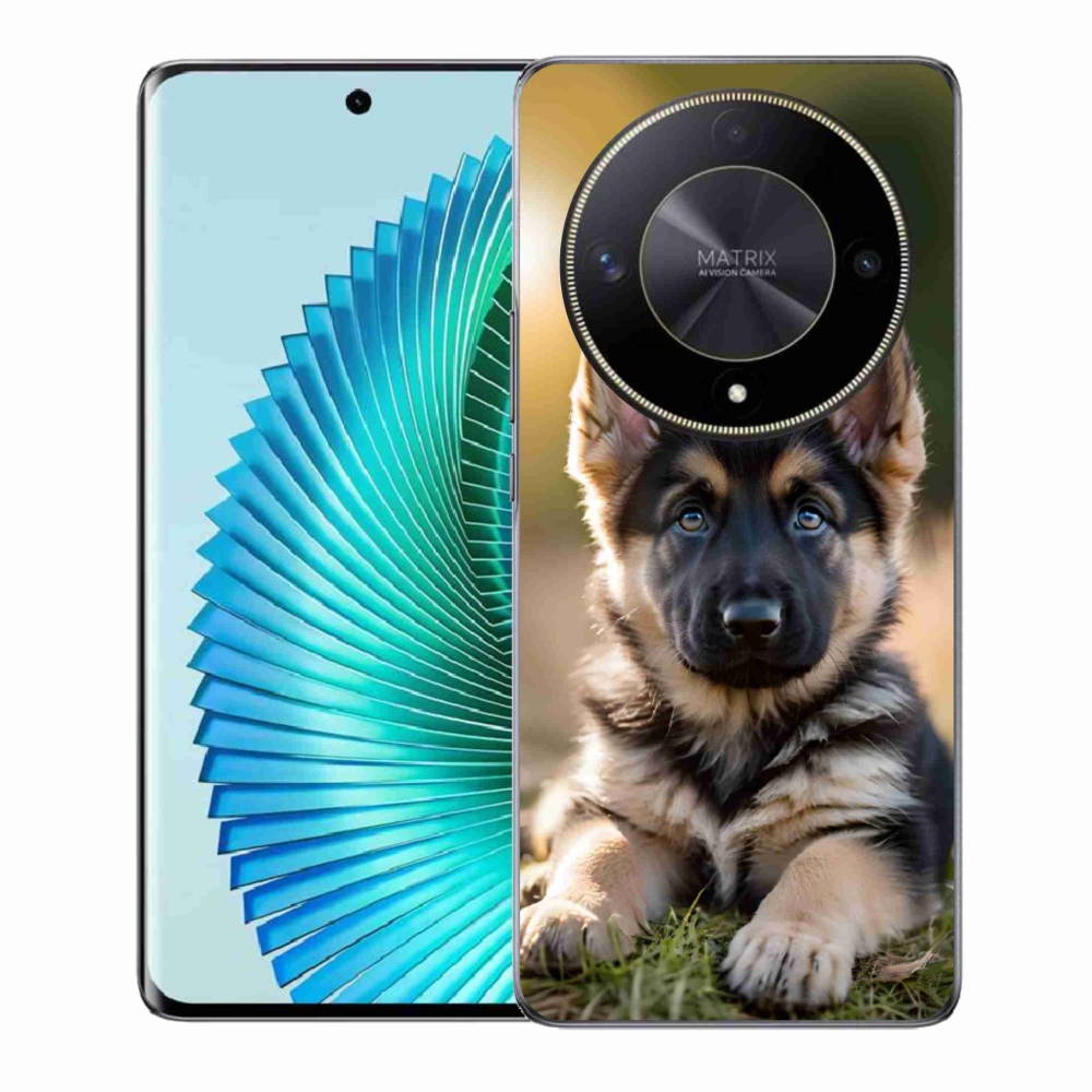 Gelový kryt mmCase na Honor Magic 6 Lite 5G - německý ovčák v přírodě