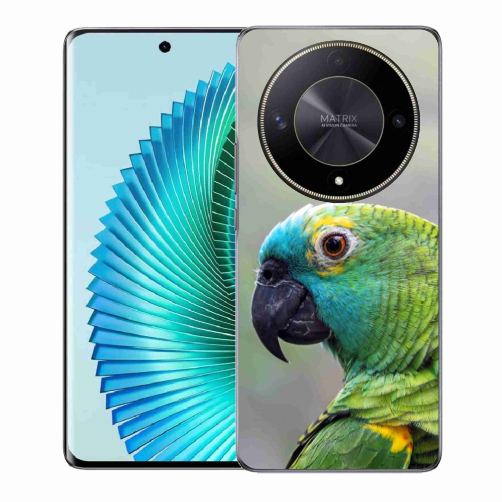 Gelový kryt mmCase na Honor Magic 6 Lite 5G - papoušek amazoňan