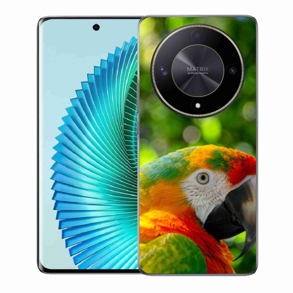 Gelový kryt mmCase na Honor Magic 6 Lite 5G - papoušek ara 3