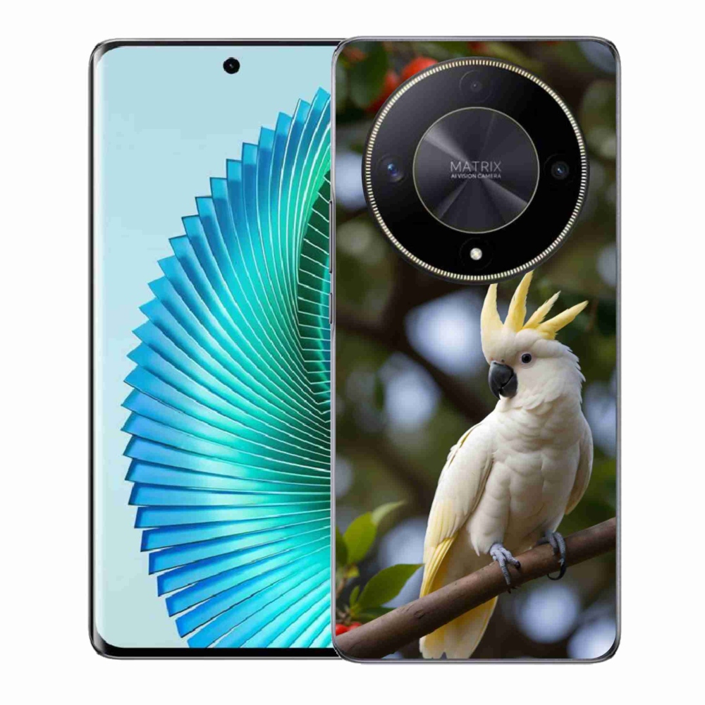 Gelový kryt mmCase na Honor Magic 6 Lite 5G - papoušek kakadu 3