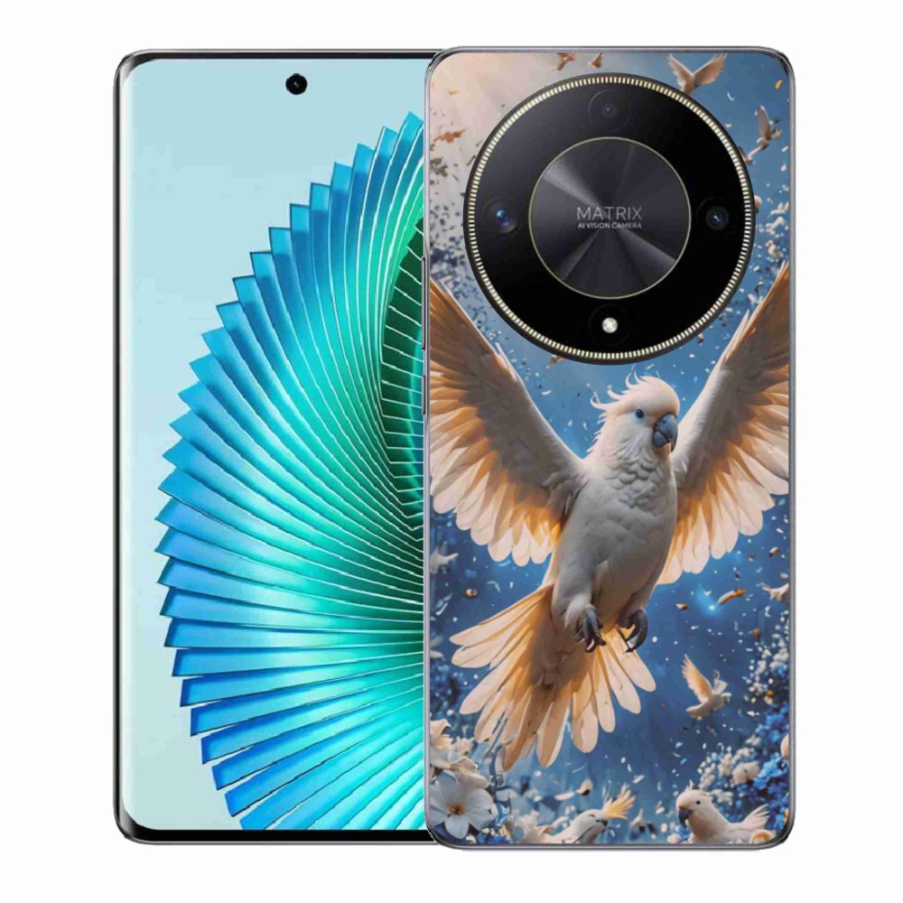 Gelový kryt mmCase na Honor Magic 6 Lite 5G - papoušek kakadu