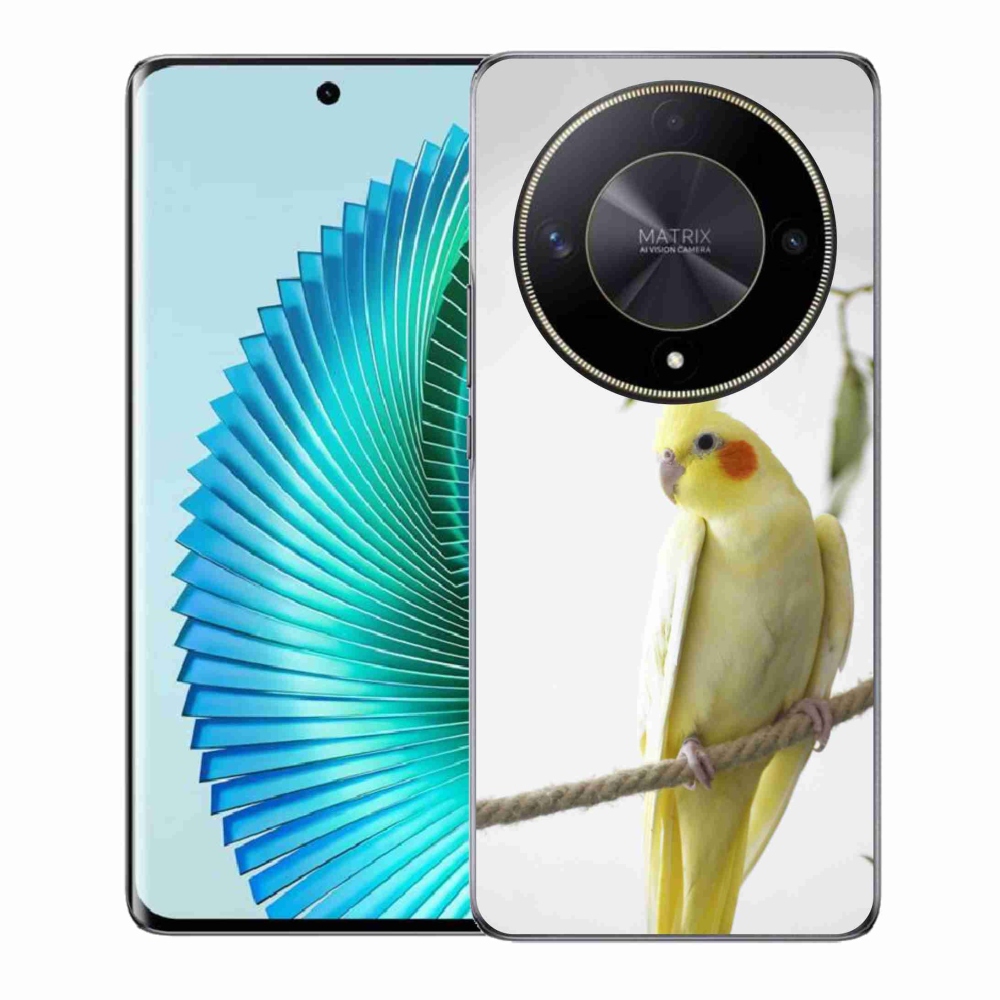 Gelový kryt mmCase na Honor Magic 6 Lite 5G - papoušek korela chocholatá