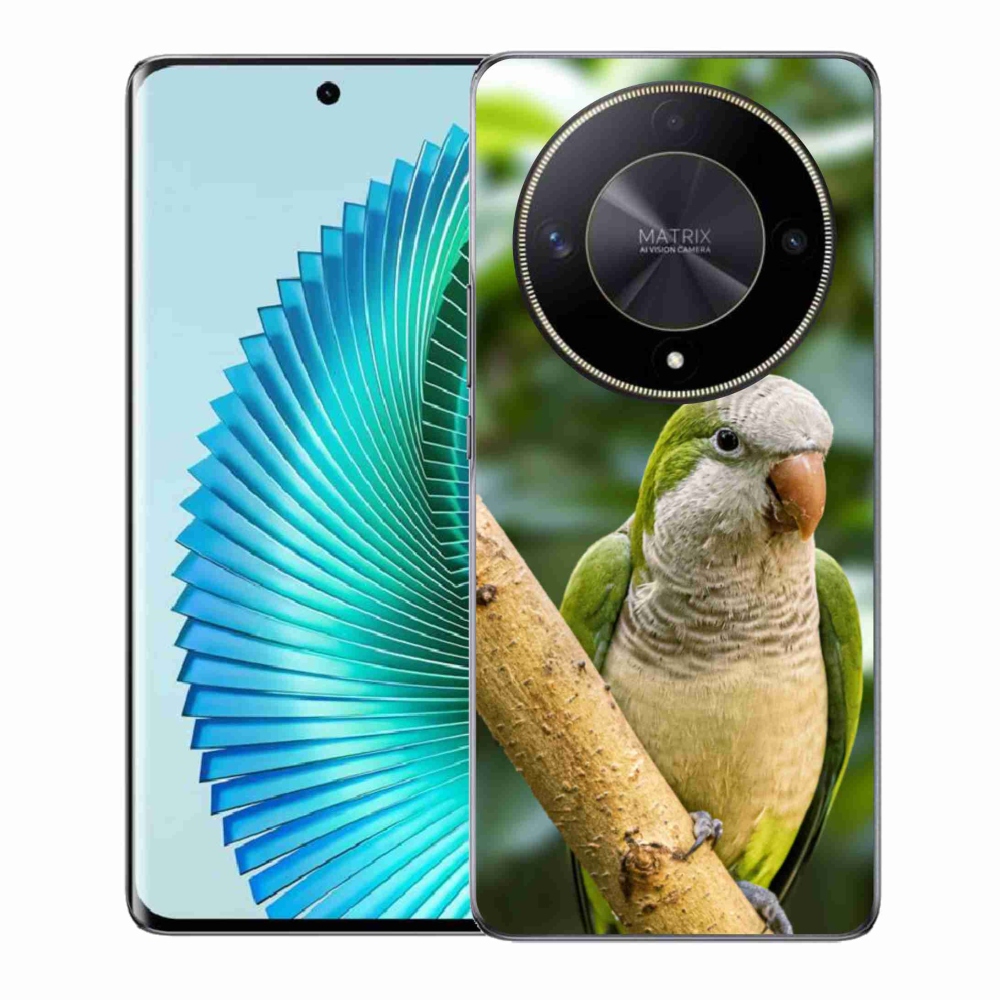 Gelový kryt mmCase na Honor Magic 6 Lite 5G - papoušek mníšek
