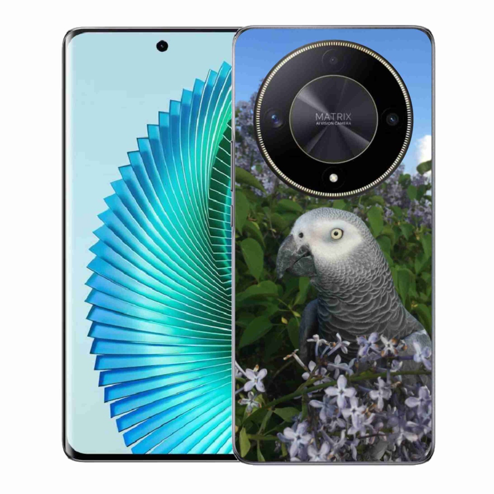 Gelový kryt mmCase na Honor Magic 6 Lite 5G - papoušek žako