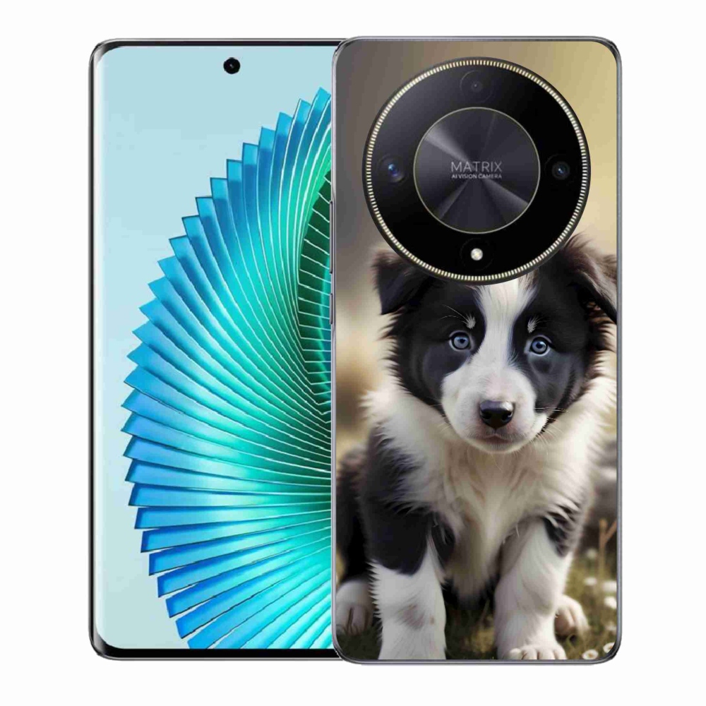 Gelový kryt mmCase na Honor Magic 6 Lite 5G - roztomilá border kolie