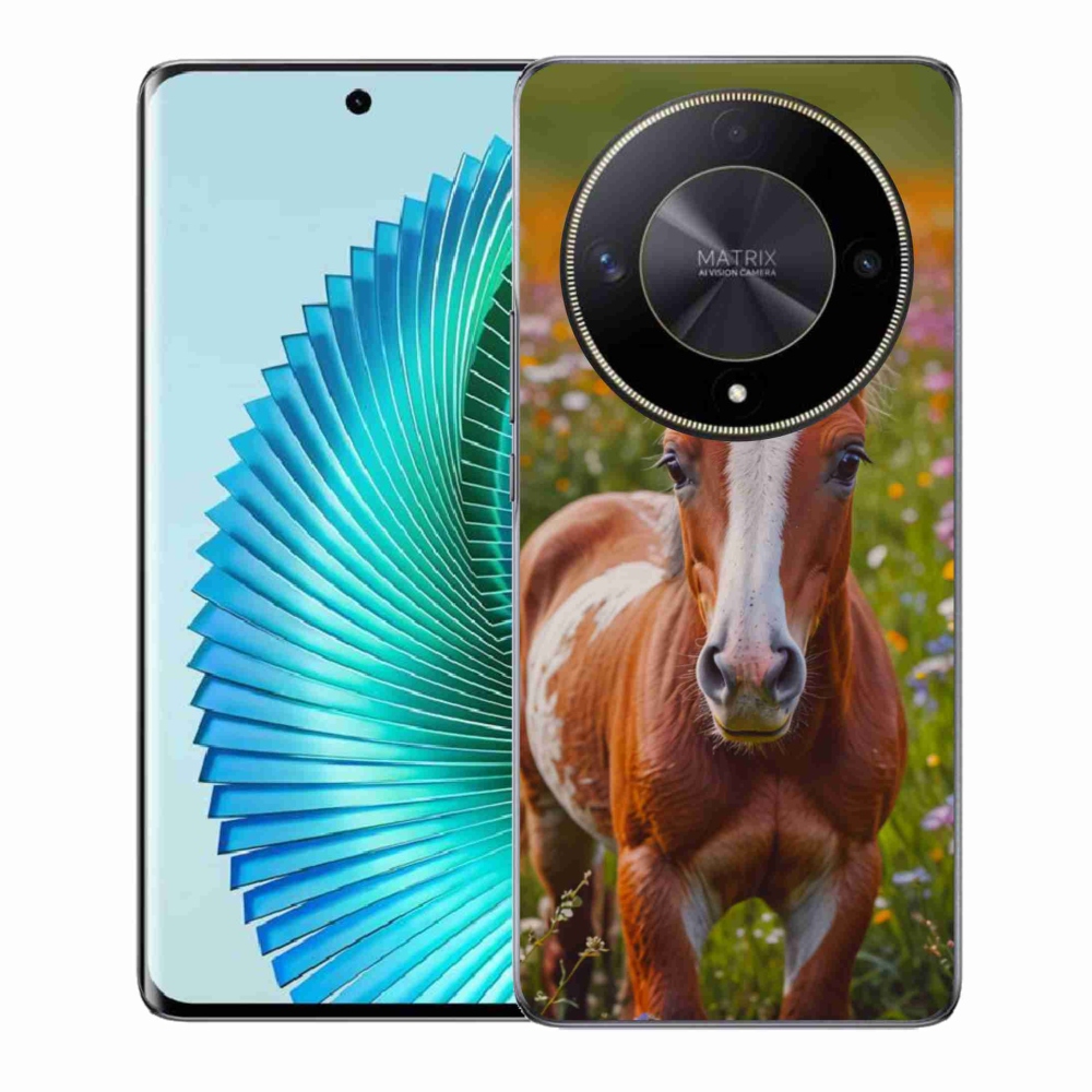 Gelový kryt mmCase na Honor Magic 6 Lite 5G - roztomilé hříbě