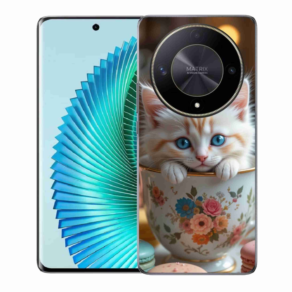Gelový kryt mmCase na Honor Magic 6 Lite 5G - roztomilé kotě 6