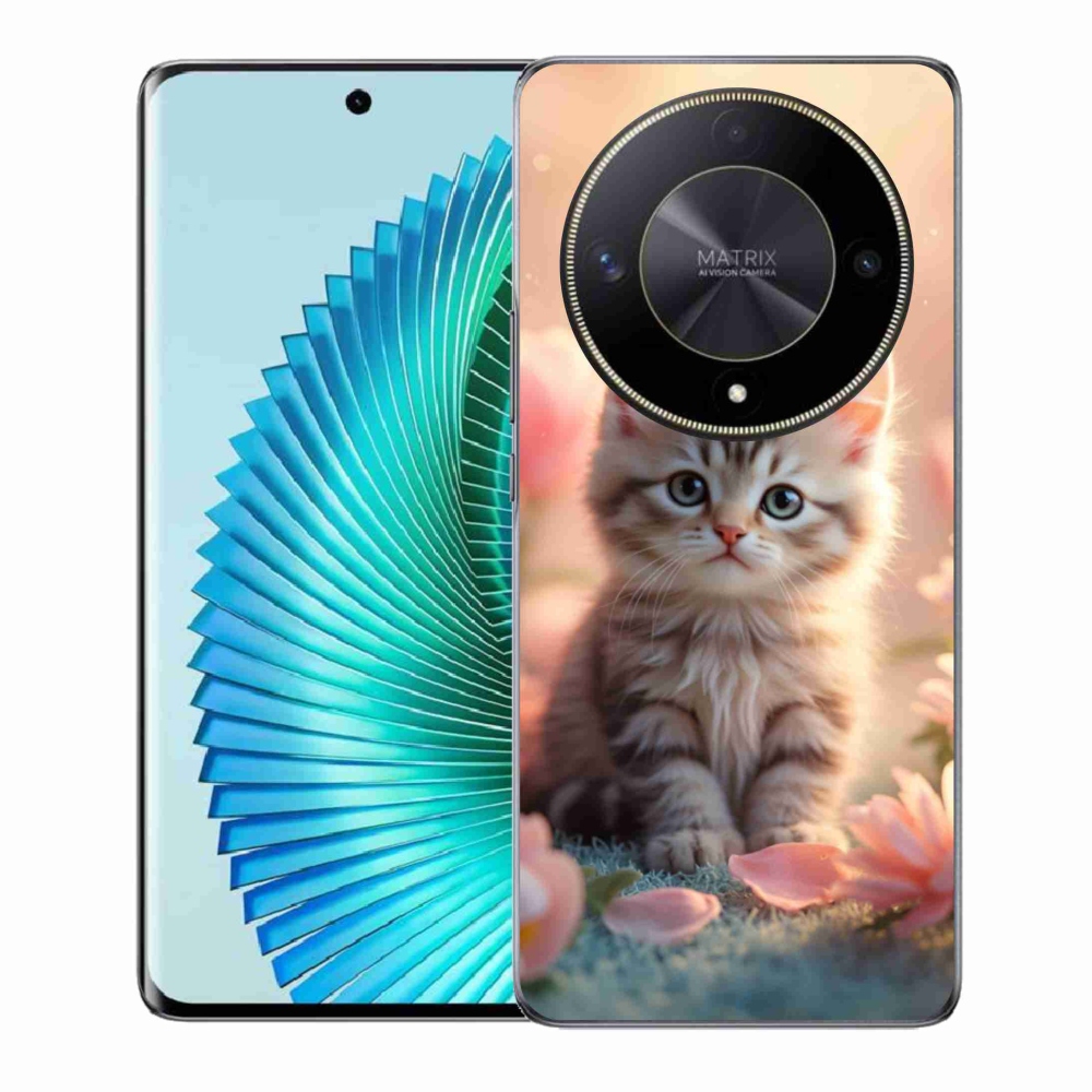 Gelový kryt mmCase na Honor Magic 6 Lite 5G - roztomilé kotě 8