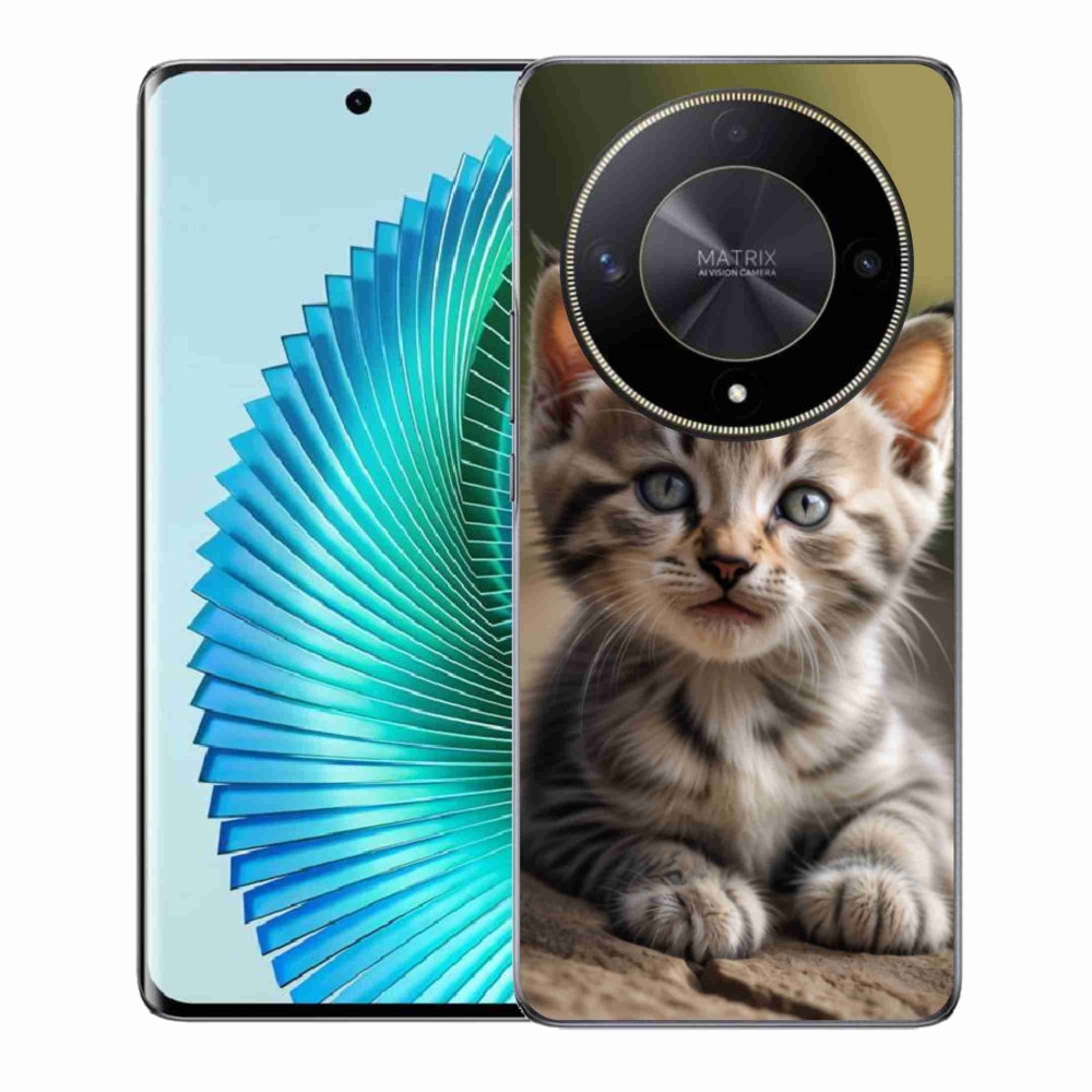 Gelový kryt mmCase na Honor Magic 6 Lite 5G - roztomilé kotě 9