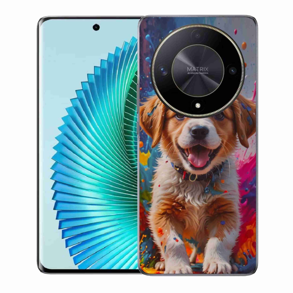 Gelový kryt mmCase na Honor Magic 6 Lite 5G - roztomilé štěně 3