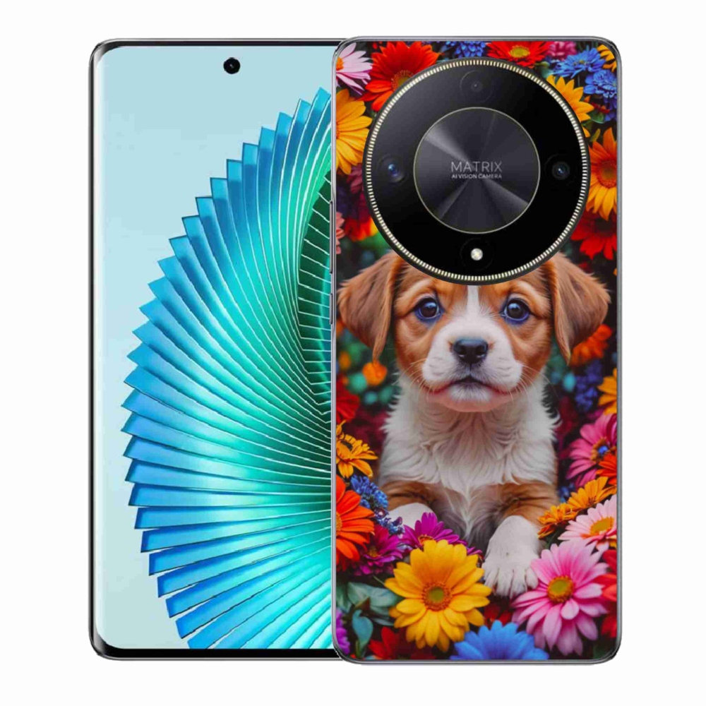 Gelový kryt mmCase na Honor Magic 6 Lite 5G - roztomilé štěně