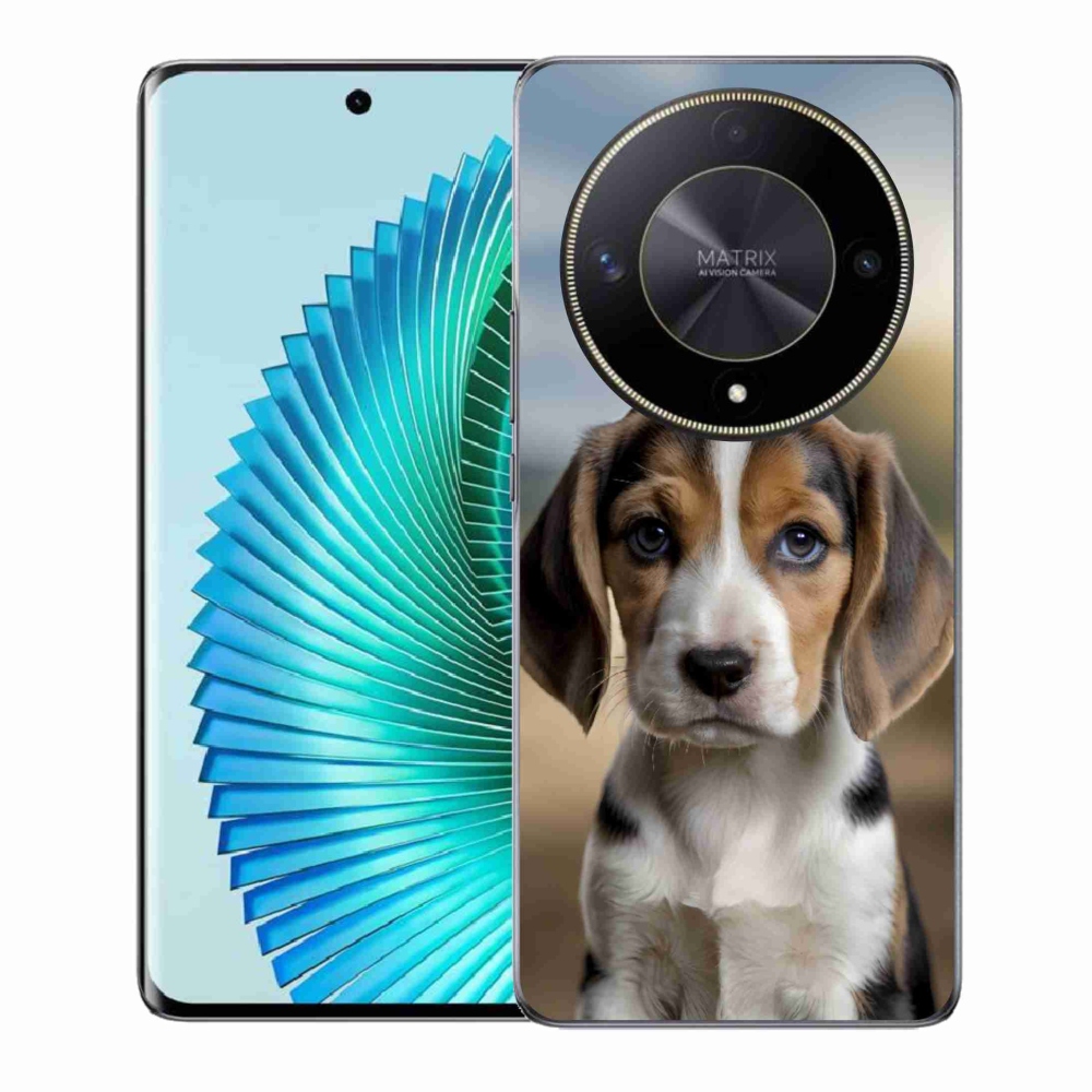 Gelový kryt mmCase na Honor Magic 6 Lite 5G - roztomilý bígl