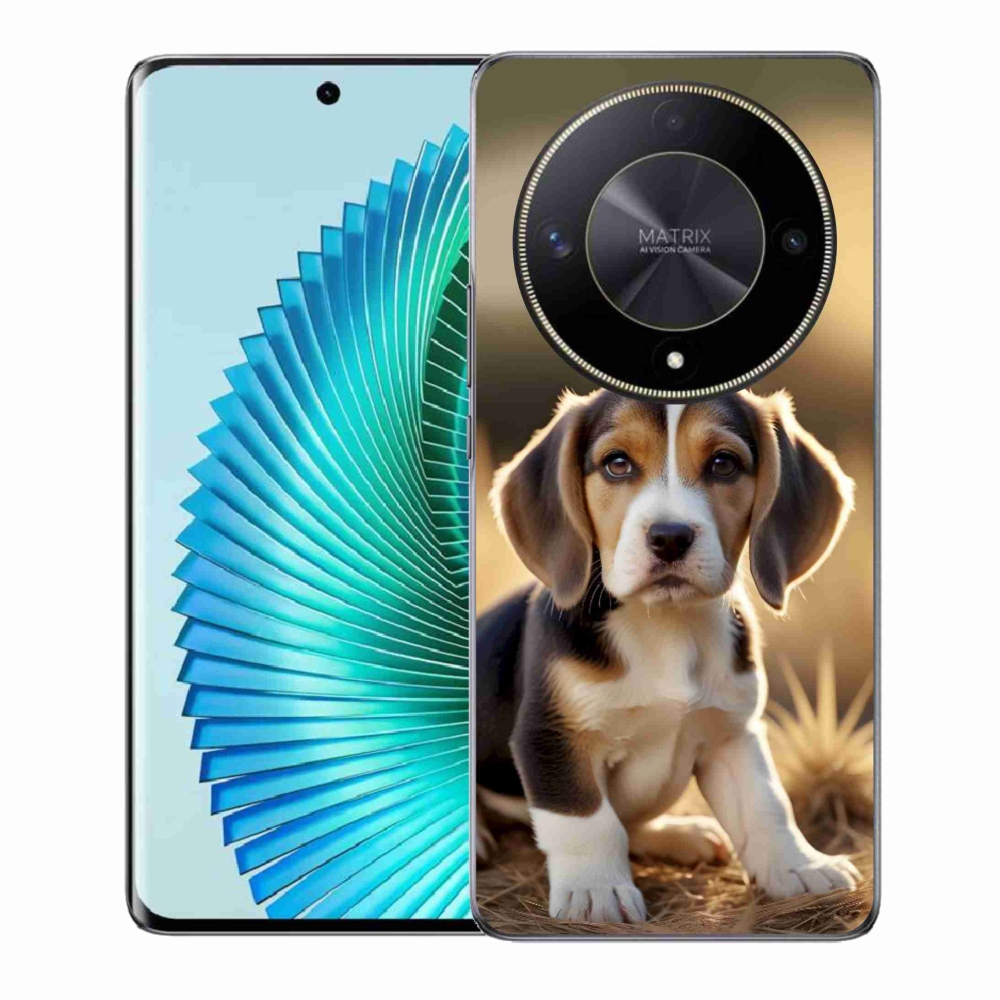 Gelový kryt mmCase na Honor Magic 6 Lite 5G - roztomilý bígl