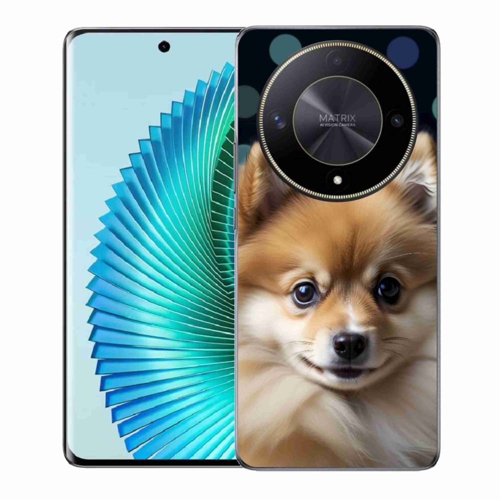 Gelový kryt mmCase na Honor Magic 6 Lite 5G - roztomilý pomeranian